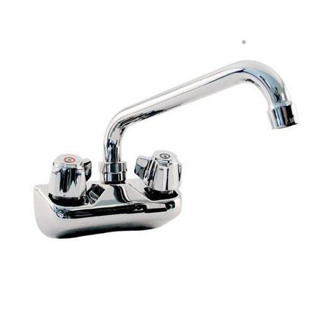 BK RESOURCES 8 in Wall Mount Hand Sink Faucet w/ Spout BKF-W-8
